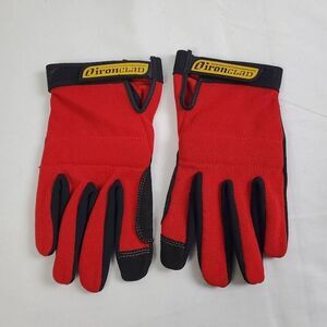 Ironclad Red Utility Work Gloves XL Durable Grip Reinforced Palms